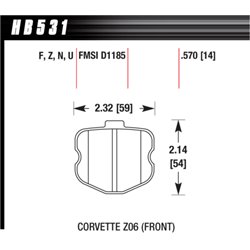 Klocki HAWK DTC-70 - HB531U.570