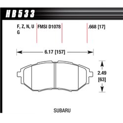 Klocki HAWK DTC-60 - HB533G.668