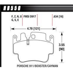 Klocki HAWK DTC-80 - HB550Q.634