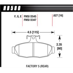 Klocki HAWK DTC-60 - HB580G.627