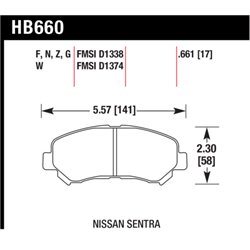 Klocki HAWK DTC-60 - HB660G.661