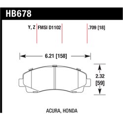 Klocki Hawk LTS - HB678Y.709