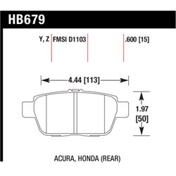 Klocki Hawk LTS - HB679Y.600