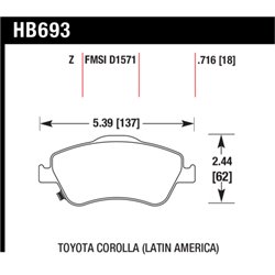 Klocki Hawk PC Ceramic - HB693Z.716