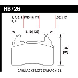 Klocki HAWK DTC-60 - HB726G.582
