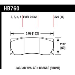 Klocki HAWK DTC-60 - HB760G.620