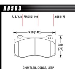 Klocki HAWK DTC-60 - HB563G.656