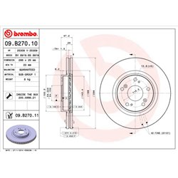 Tarcze Brembo - 09.B270.10