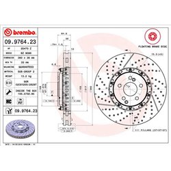 Tarcze Brembo - 09.9764.23