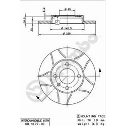 Tarcze Brembo MAX - 08.4177.75