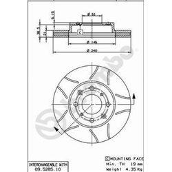 Tarcze Brembo MAX - 09.5285.75