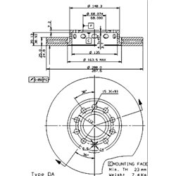 Tarcze Brembo - 09.5745.21