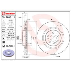 Tarcze Brembo - 09.7606.11