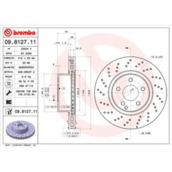 Tarcze Brembo - 09.8127.11
