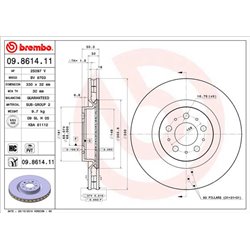Tarcze Brembo - 09.8614.11