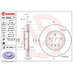 Tarcze Brembo - 09.8952.11