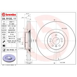 Tarcze Brembo - 09.R105.11