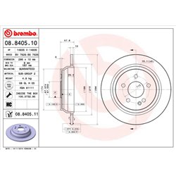 Tarcze Brembo - 08.8405.10