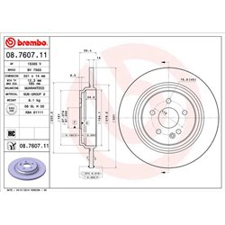 Tarcze Brembo - 08.7607.11