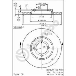 Tarcze Brembo - 08.3774.10