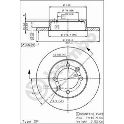 Tarcze Brembo - 08.4480.10