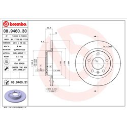 Tarcze Brembo - 08.9460.30