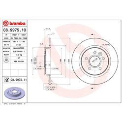 Tarcze Brembo - 08.9975.10