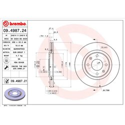Tarcze Brembo - 09.4987.24