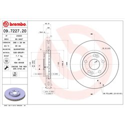 Tarcze Brembo - 09.7227.20