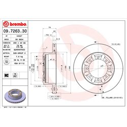 Tarcze Brembo - 09.7263.30