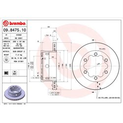 Tarcze Brembo - 09.8475.10
