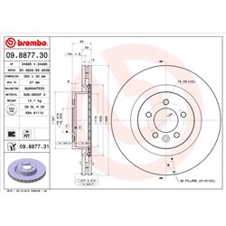 Tarcze Brembo - 09.8877.30