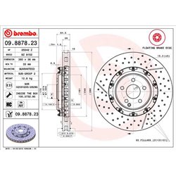 Tarcze Brembo - 09.8878.23