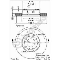 Tarcze Brembo - 09.8931.10