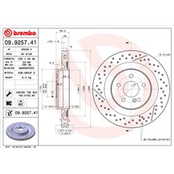 Tarcze Brembo - 09.9257.41