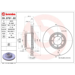 Tarcze Brembo - 09.9761.60