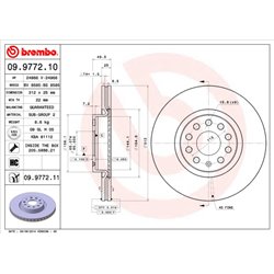 Tarcze Brembo - 09.9772.10