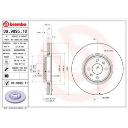 Tarcze Brembo - 09.9895.10