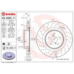 Tarcze Brembo - 09.A300.11