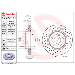 Tarcze Brembo - 09.A742.31