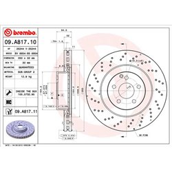 Tarcze Brembo - 09.A817.10