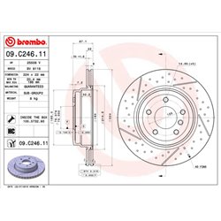 Tarcze Brembo - 09.C246.11
