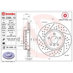 Tarcze Brembo - 09.C395.13