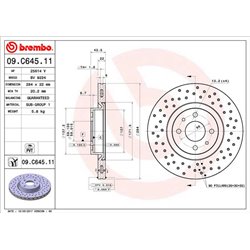 Tarcze Brembo - 09.C645.11