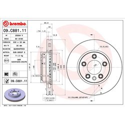 Tarcze Brembo - 09.C881.11