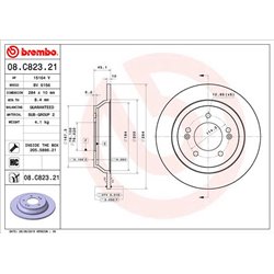 Tarcze Brembo - 08.C823.21