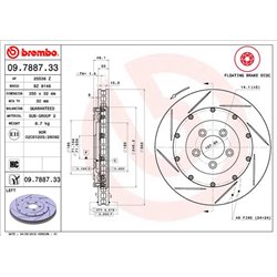 Tarcze Brembo - 09.7887.33