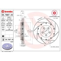 Tarcze Brembo - 09.7887.43