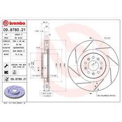 Tarcze Brembo - 09.8780.21