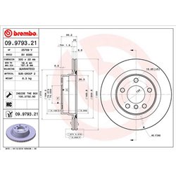 Tarcze Brembo - 09.9793.21